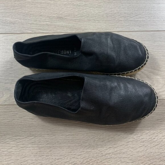 Opening Ceremony Black Leather Espadrilles - Picture 4 of 10